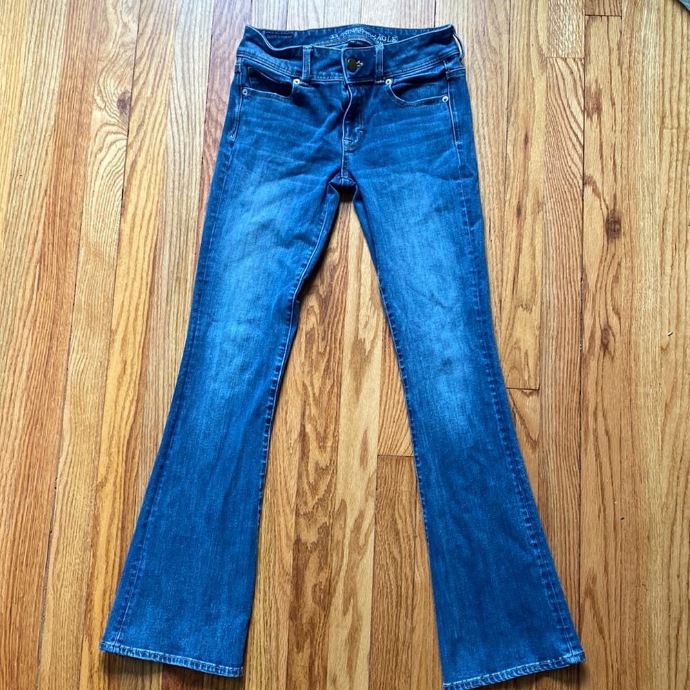 American eagle jeans kick boot cut size 0